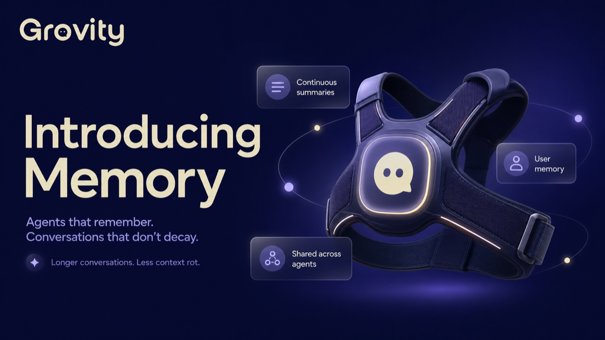 Introducing Memory: Agents That Remember, Conversations That Never Decay